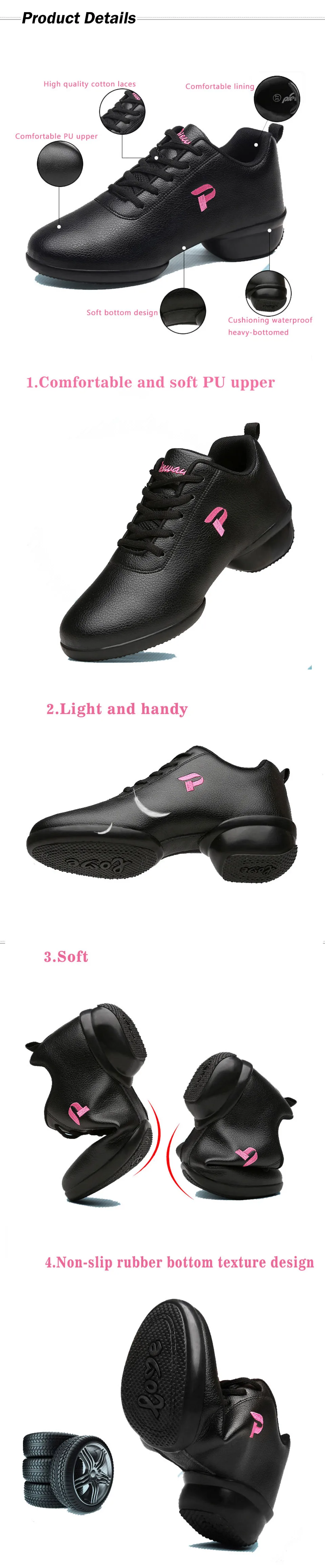 Фирменные кожаные туфли для танцев Для женщин мягкая подошва увеличение, современная танцевальная одежда в стиле «Танцы обувь леди учитель обувь для фитнеса практические занятия танцами кроссовки