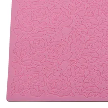 Rose Damask Silicone Lace Mat