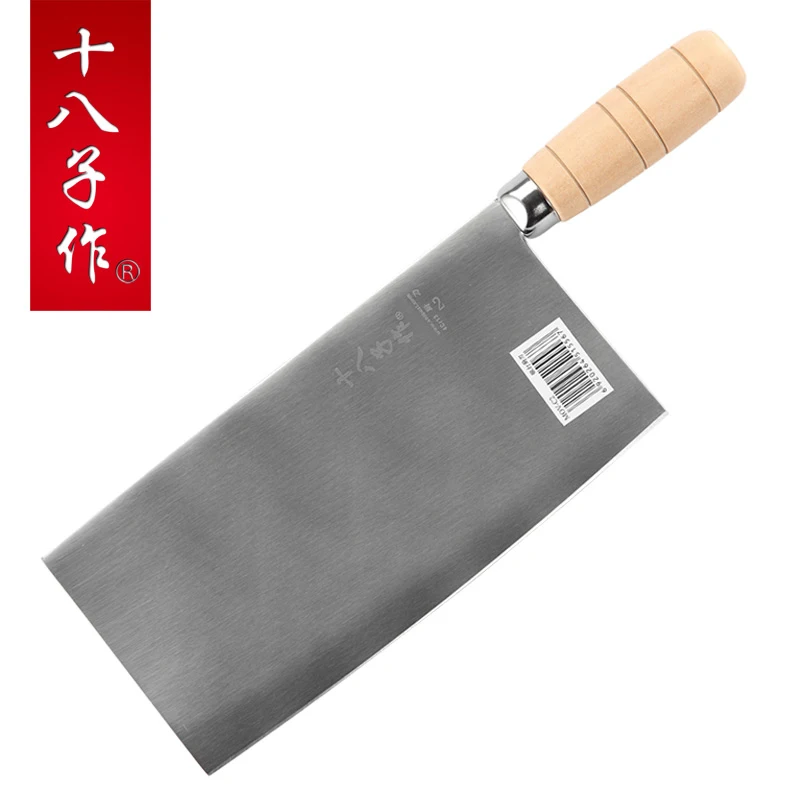 

4Cr13Mov stainless steel kitchen knife,you can cut the bones/meat/slice/cut fish/cut vegetables/cut fruit,very sharp durable