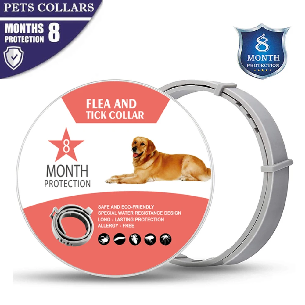

2019 Dog Collar Mosquitoes Repellent Collar Insect Control Collar For Pet Dogs Cats Anti Flea Ticks Lice Prevents Pet Collars