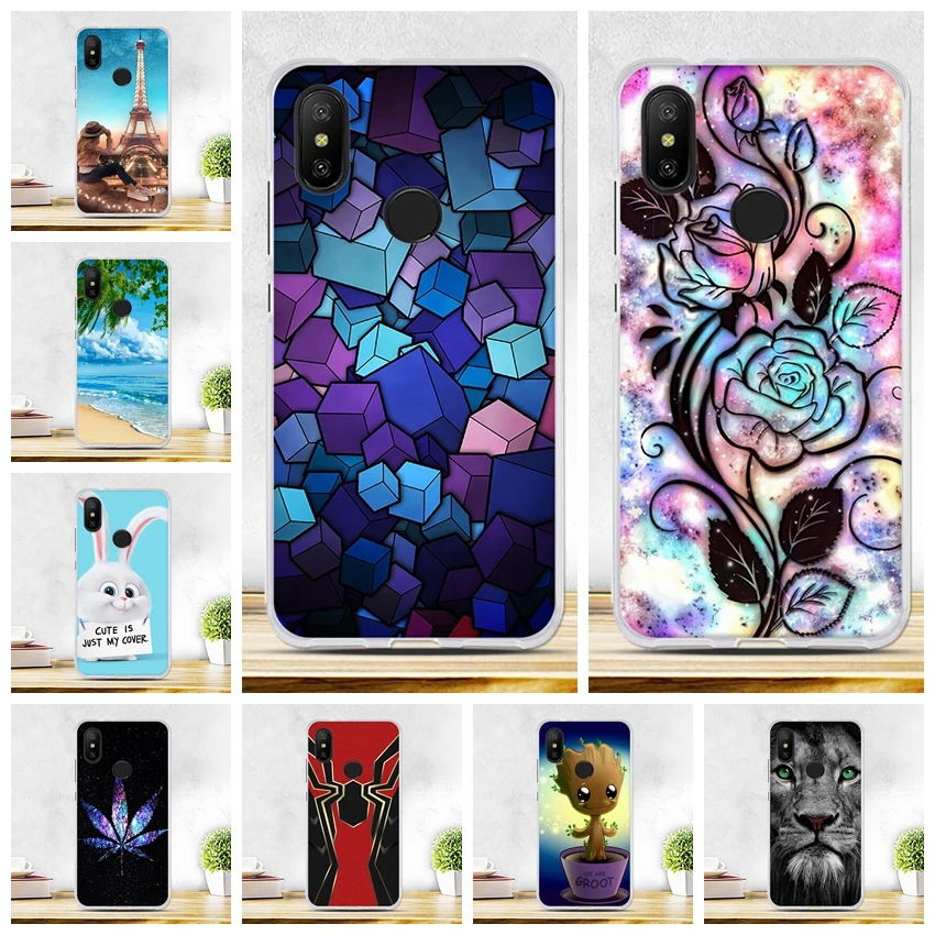 Case For Xiaomi Mi A2 Case TPU Soft Silicone Cover For Xiaomi Mi 6X 5.99 inch Back Cover Fundas Mi A2  Mi 6X Coque Phone Cases