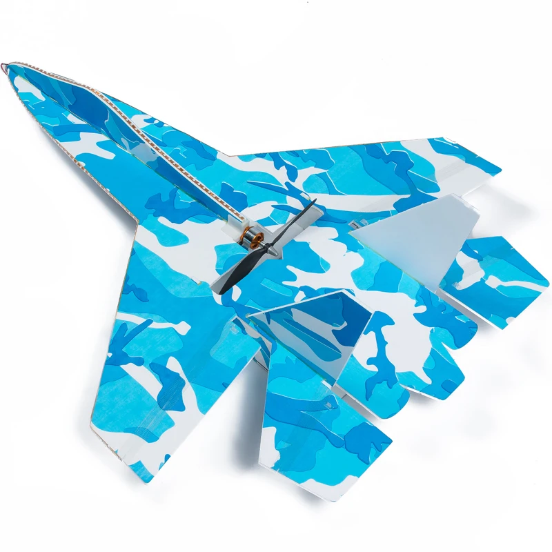 Фиксированная модель крыла Su27 RC самолет структура частей синий части сопротивление литой Материал epp Материал