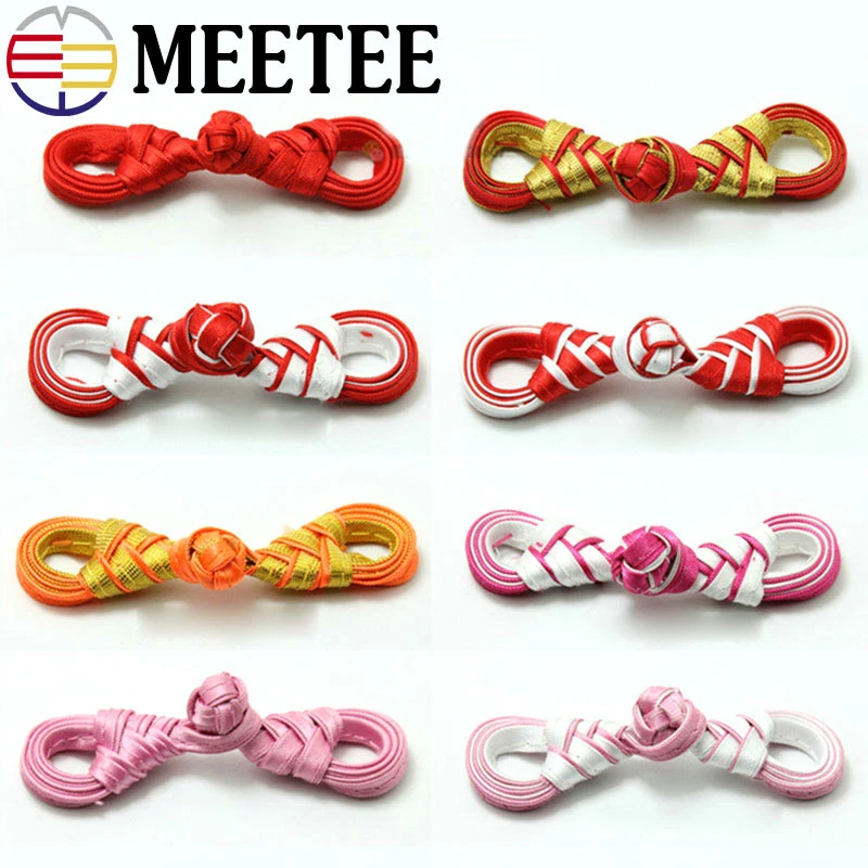 Meetee 10pcs Cloth Chinese Frog Button Cheongsam Dresses Chinese Knot Button Diy Handmade Sewing Clothing Accessories B6 7 Knot Buttons Chinese Knot Buttonsclothes Button Aliexpress