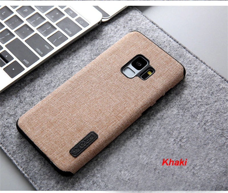 BBSW For Galaxy S9 Plus Cover Linen Cloth+Soft Silicone TPU Shockproof Phone Back Case For SAMSUNG S9 S9+ Protective Shell Capa (6)