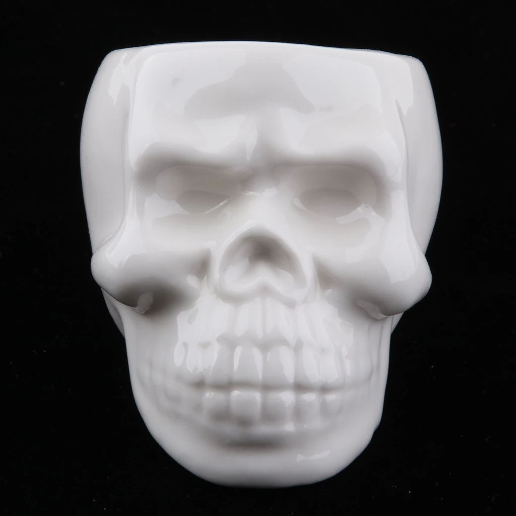 3pcs Flowerpot Skull Head Shaped Halloween Retro Homehold Horrible Decoration Home Office Flower Pot Planter