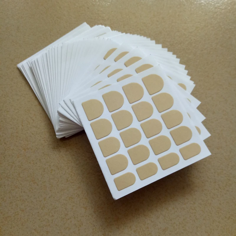 20Sheet/lot Self adhesive false nails double sided adhesive stickers