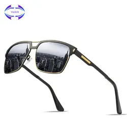 VCKA Новинка 2017 года нержавеющая сталь для мужчин's Защита от солнца очки Поляризованные вождения Óculos masculino мужской интимные аксессуары