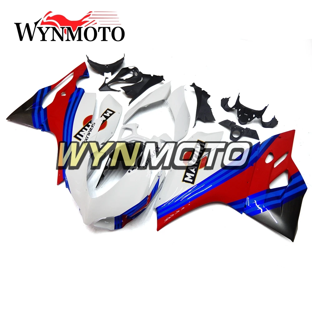 

Complete Fairings For Ducati 899 1199 2012-2013 Injection ABS Plastics 12 13 Motorbike Body Kits Fairings White Blue Red Frames