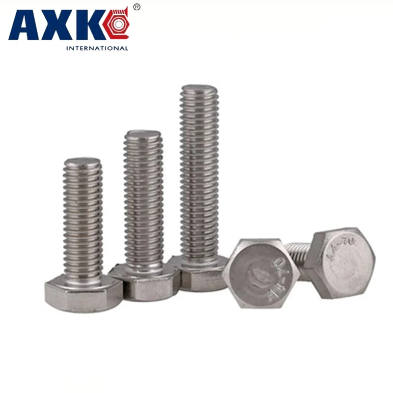 

5/16-18 5*16-18*3-1/2 3-1/2" 3-1/2 Inch Length 304 Stainless Steel US America UNC Coarse Thread Screw External Hex Hexagon Bolt