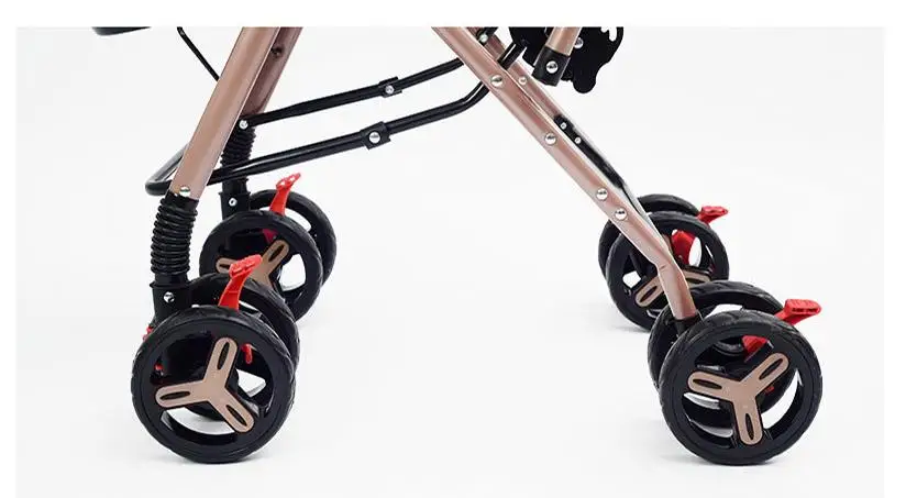 Легкая детская коляска Складная портативная детская коляска для коляски новорожденный младенец путешествия с обратной ручкой коляска