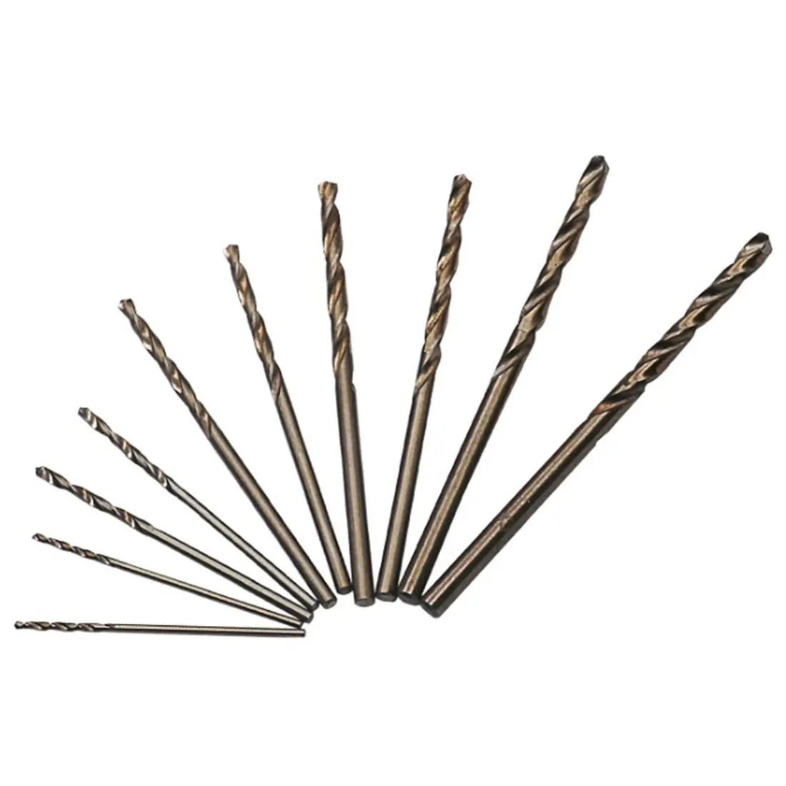

Twist Drill Bit Set 10pcs/Set HSS M35 Co Drill Bit 1mm/1.5mm/2.0mm/2.5mm/3.0mm Used For Steel Stainless Steel
