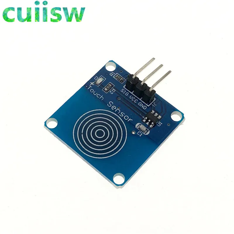 

5PCS TTP223 TTP223B Jog Digital Touch Sensor Capacitive Touch Touch Switch Modules Accessories For Arduino 2-5.5V Power Supply