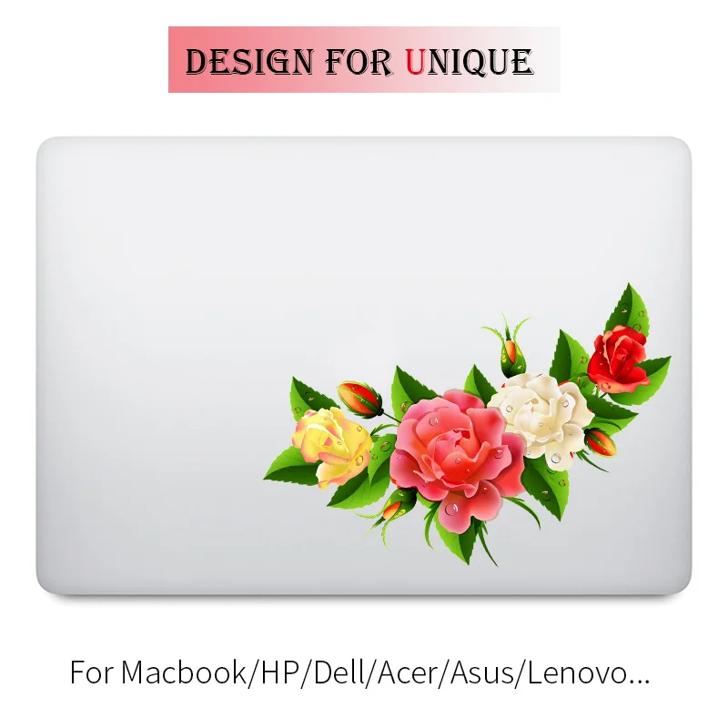 Цветная Виниловая наклейка для Apple Macbook Pro Air Retina 11 12 13 15 дюймов|Наклейки ноутбуков|