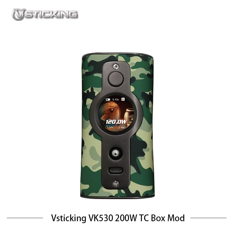  Vsticking VK530 200W TC Box Mod Dual Battery Electronic Cigarettes Mod Max 200w Vaporizer temperatu
