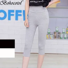 Bohocotol горячая Распродажа летние дамские 3/4 Капри Леггинсы blickdicht Baumwolle Hose Wasche s m l xl