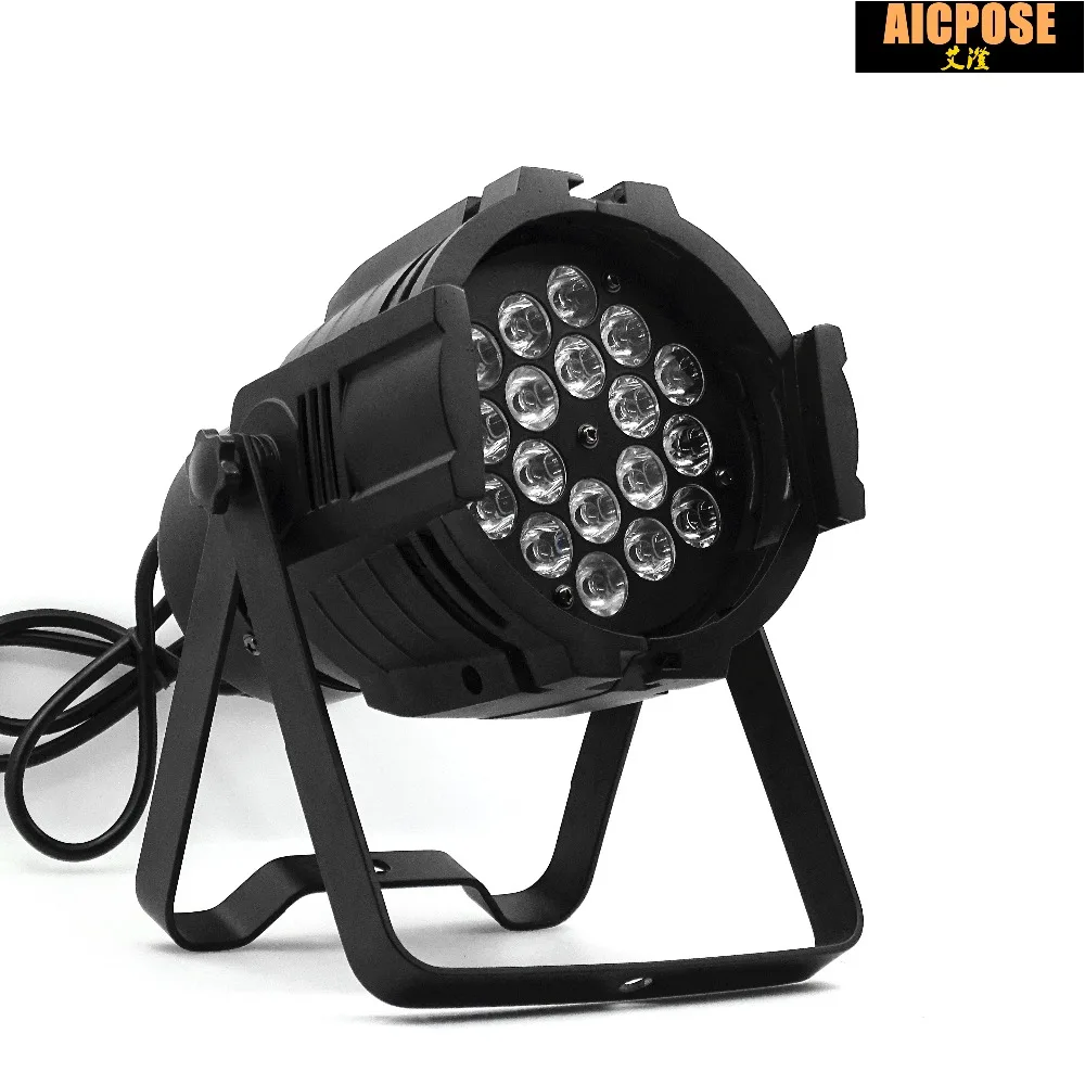 Projetor com Dmx512 Escravo do Laser Luzes de para de para Festa 10 Unidades e lotes 18x3 w Aluminu Levou Estágio Luz Par Rgb Mestre dj Equipamentos Festa 24 Estágio luz Par RGB projetor Com DMX512