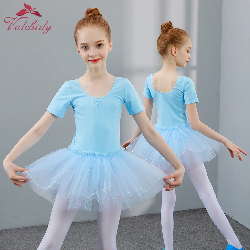 

Girls Ballet Dance Dress Chirdren Act Costume Kids Tutu Bodysuit Perform Skill Use