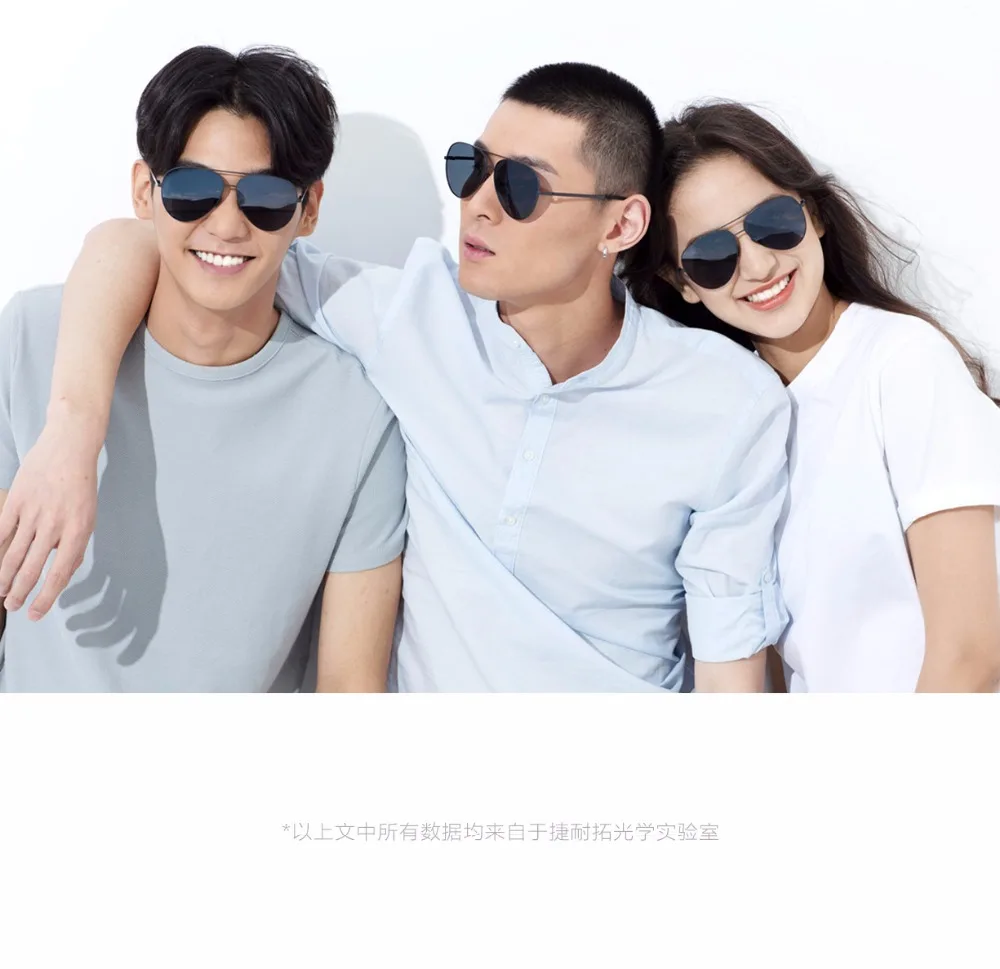 Xiaomi Mijia Turok Steinhardt TS брендовые поляризованные солнцезащитные очки из нержавеющей стали с зеркальными линзами UV400 Солнцезащитные очки для путешествий для мужчин и женщин