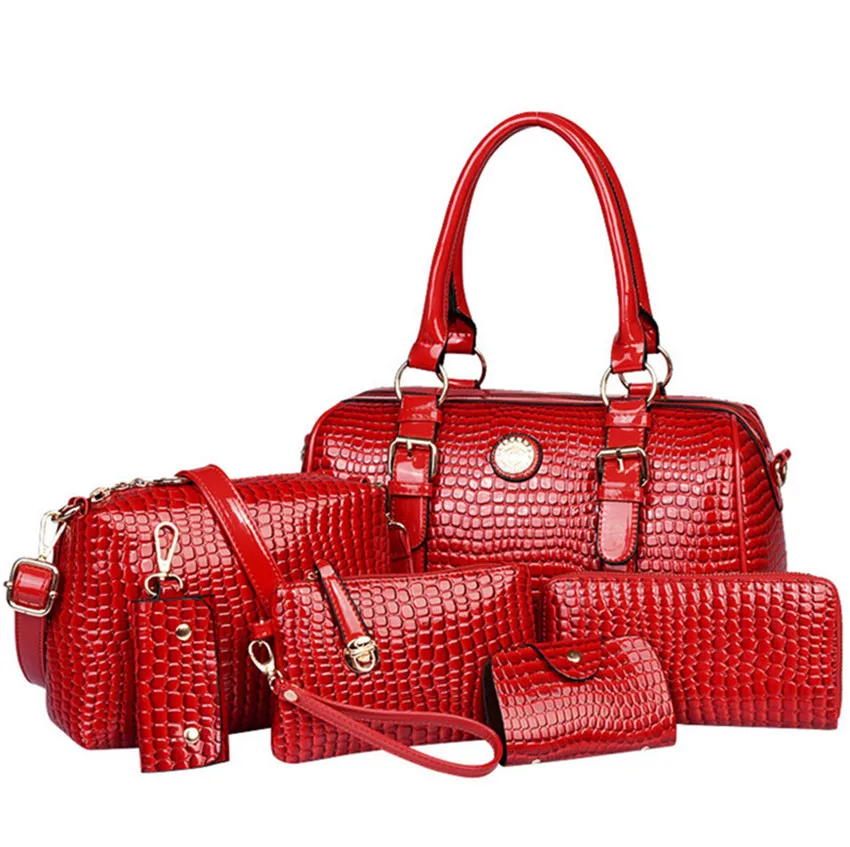 Женские сумки, женские стильные сумки, женские сумки, набор 6 шт