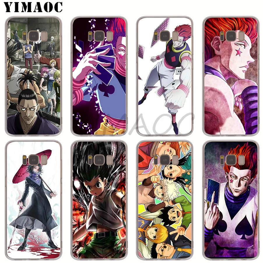 

YIMAOC Hunter X Hunter Soft TPU Case for Galaxy A5 A6 A7 A8 A9 J3 J5 J6 J7 EU Version S7 S10 Edge S8 S9 Plus Note 8 9