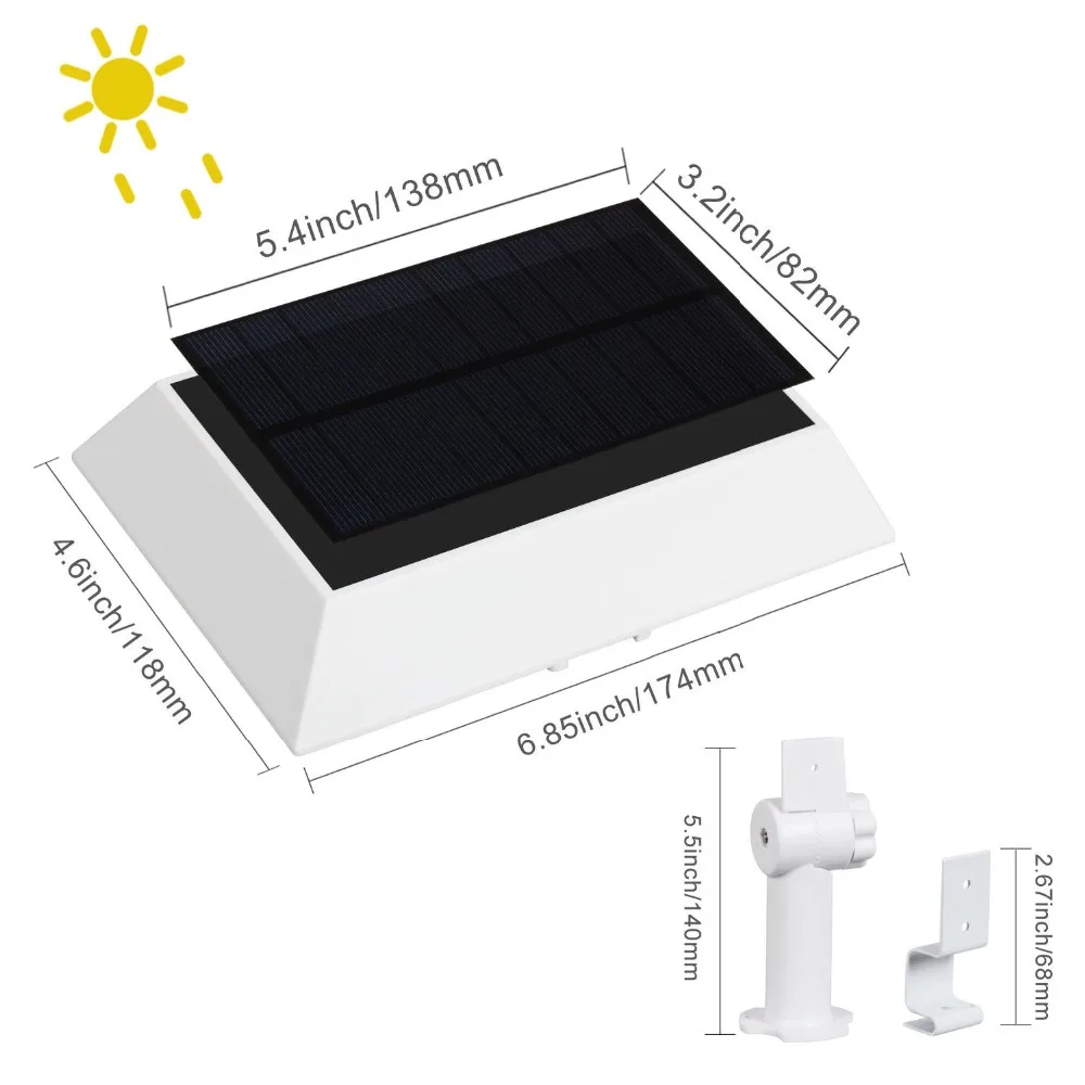 KHLITEC-2-Pack-Led-Solar-Gutter-Lights-30-LED-PIR-Motion-Sensor-Garden-Solar-Outdoor-Lighting(3)