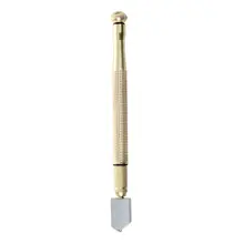 Золотой тон металлическая Нескользящая ручка для подачи масла стеклянный резак 10 мм-20 мм