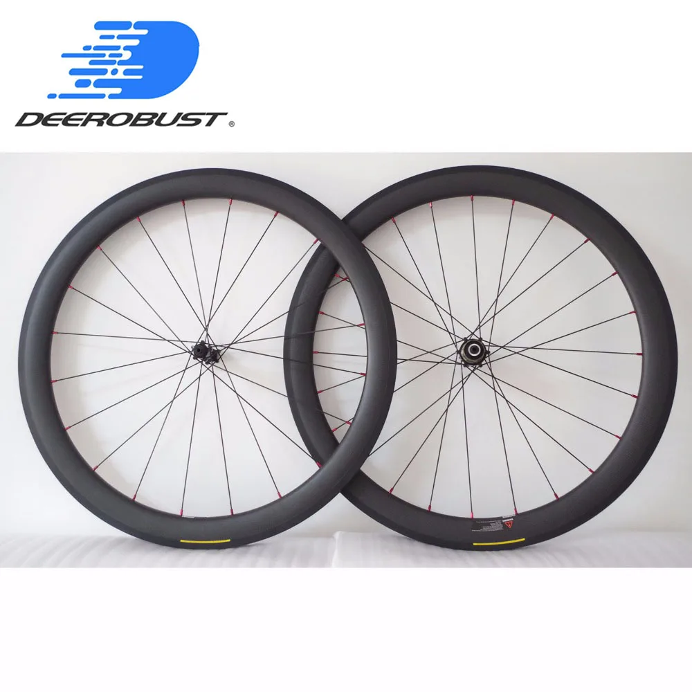 

No Outer Holes Straight Pull 700C 50mm x 25mm U shape Carbon Tubeless Clincher Road Bike Wheelset Bicycle Wheels Bitex BX305