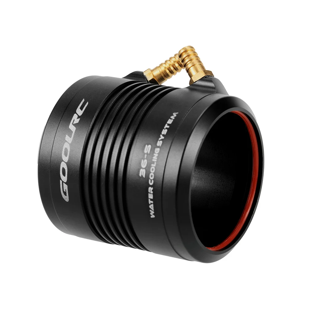 

Original GoolRC Aluminum 36-S Water Cooling Jacket Cover for 3660 3670 RC Boat Brushless Motor