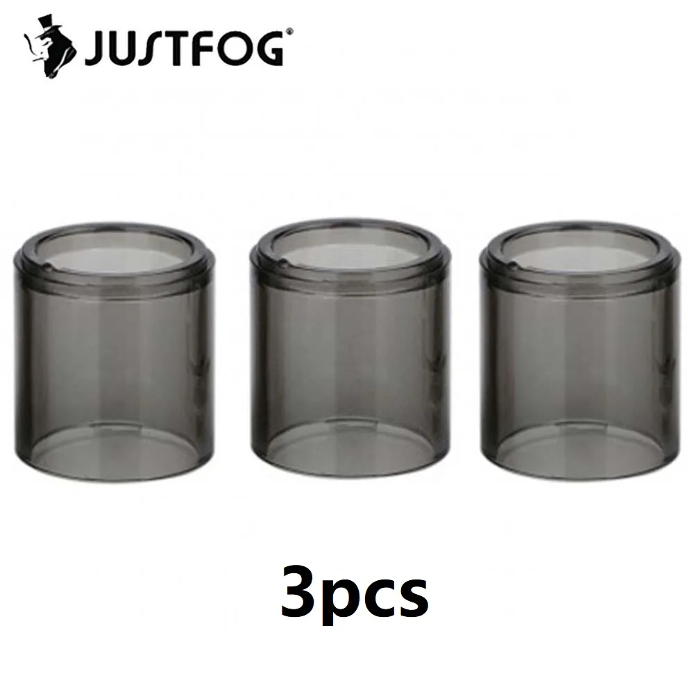 

3pcs JUSTFOG FOG1 Glass Tube with 2ml Capacity Designed for JUSTFOG FOG1 Starter Kit Electronic Cigarette Replacement Vape Tube