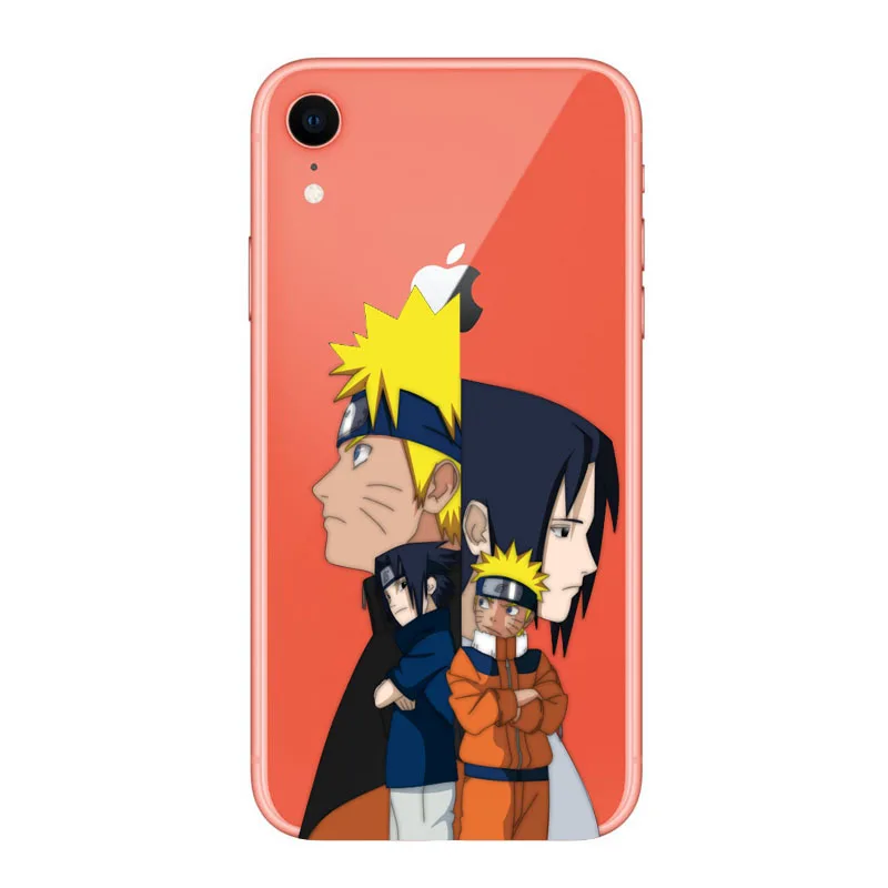 Мультфильм Наруто Uzumaki чехол для iPhone XS Max XR Manto do Quarto Hokage Мягкий силиконовый X 6S 7 8 Plus