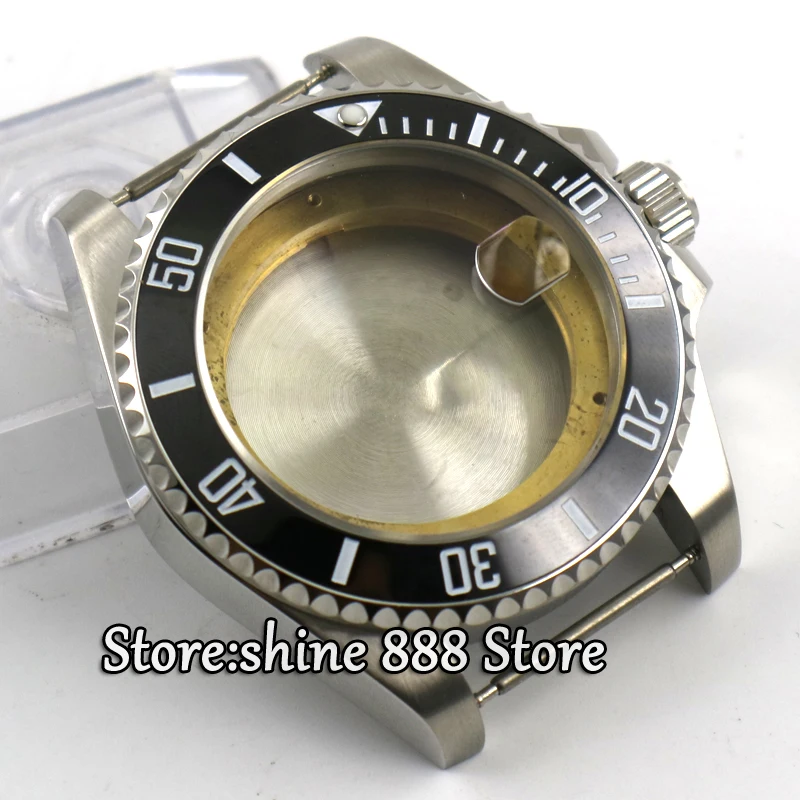 43mm sapphire glass stainless steel Watch Case fit ETA 2824 2836