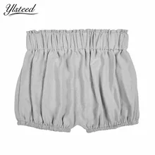 Популярные хлопковые шорты для маленьких мальчиков и девочек детский подгузник Блумер С рюшами Детские трусики штанишки для малышей летние однотонные шорты