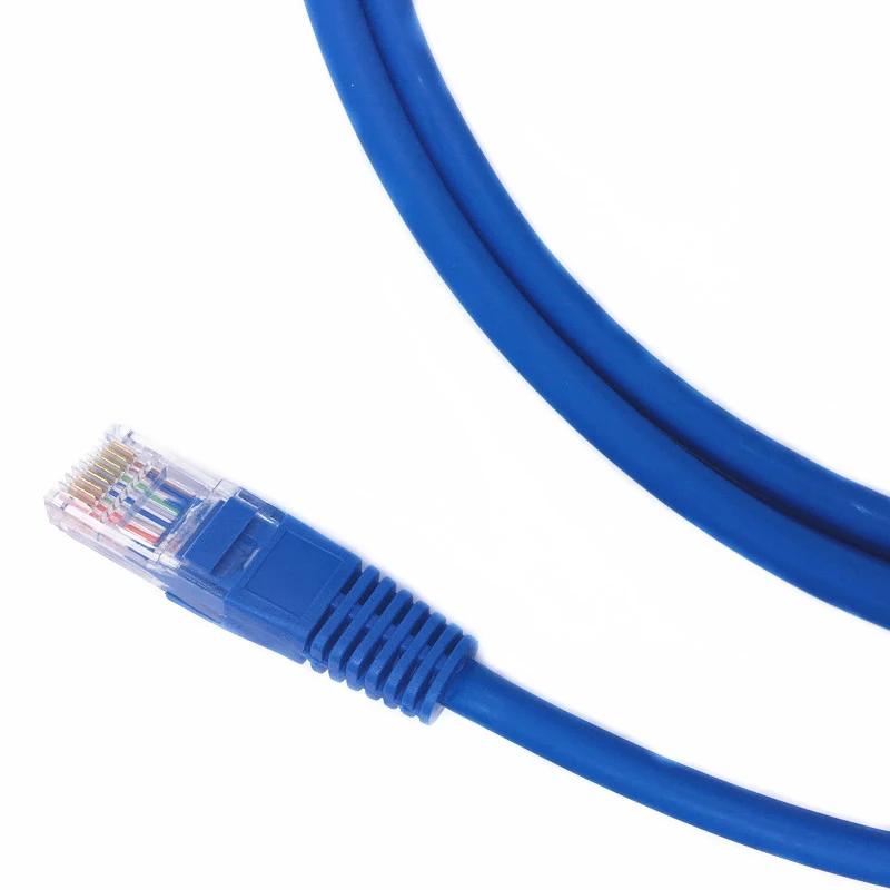 Cat5e UTP Bare Copper Pass Fluke Test Patch Cable 2M Low Smoke Zero Halogen Jacket Network RJ45 Patch Cord With Connectors