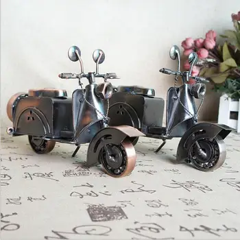 

Creative Nordic Large Iron Scooter Decoration Retro Motorcycle Car Model Home Decoration Holiday Gift