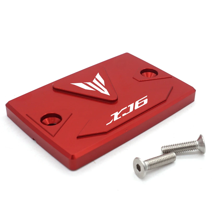 For Yamaha XJ6 XJ6F XJ6N DIVERSION One Piece Motorcycle Red Front Brake Fluid Reservoir Cover Cap LOGO | Автомобили и мотоциклы