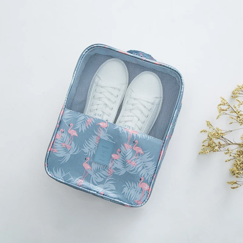 Новый Водонепроницаемый нейлон сумка для обуви двойной Слои обувь органайзер Bag Упаковка Кубики путешествия аксессуары прозрачный сумка