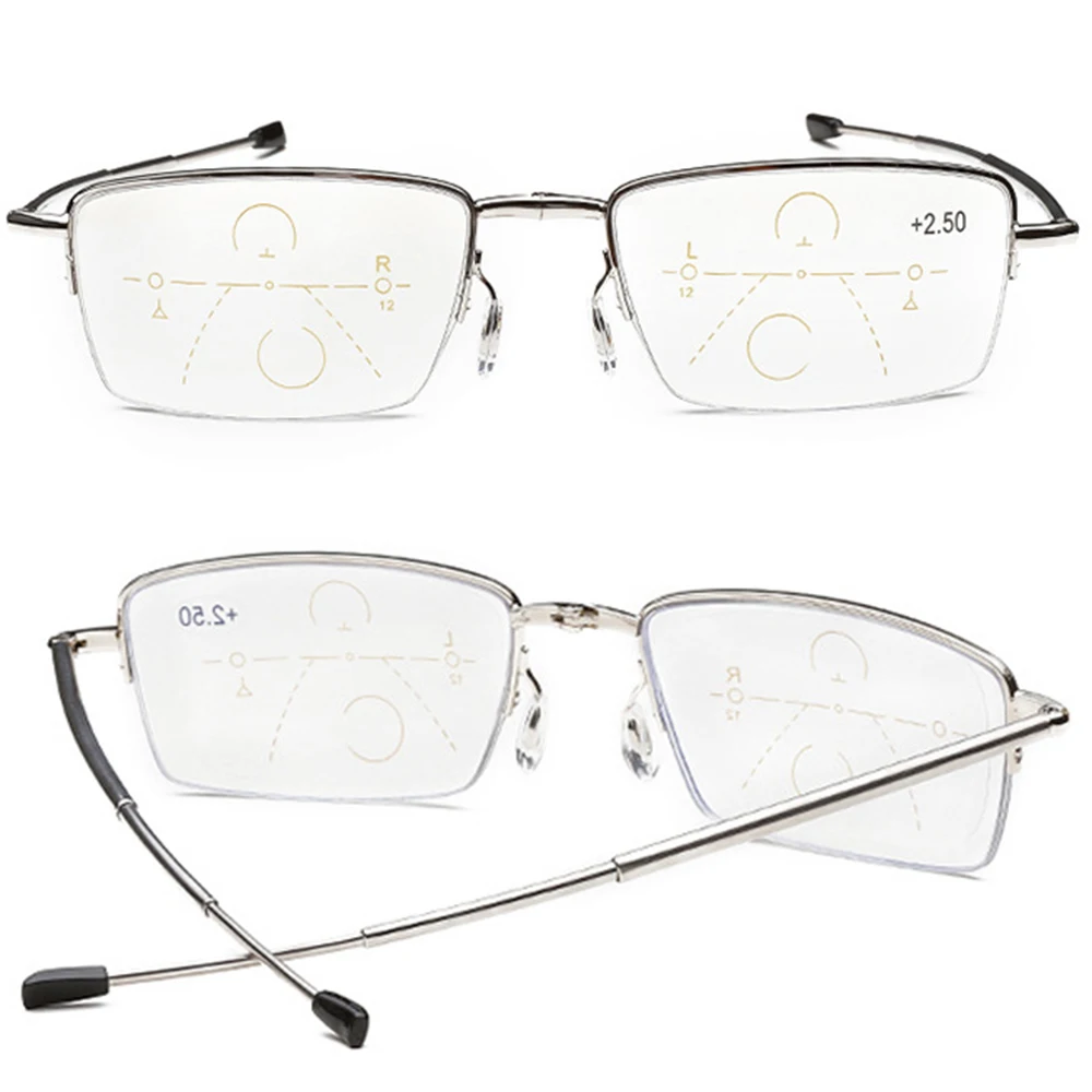 Складные прогрессивные Мультифокальные очки для чтения Gafas De Lectura 2019 с оправой
