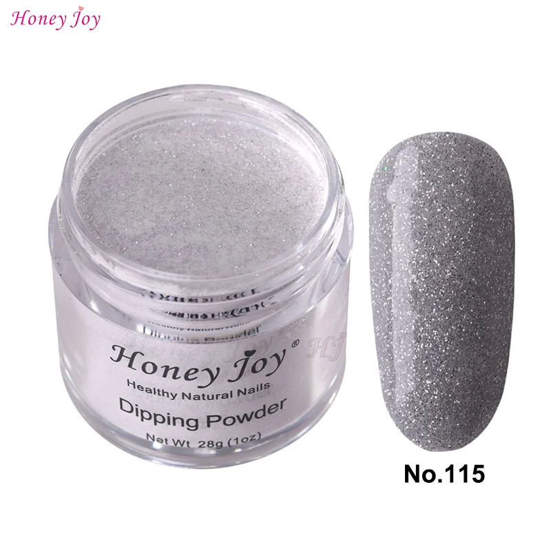 28g/Box 115 Silver Gray Glitter Easy To Use Dip Powder Nails Dipping Nails Long lasting Nails