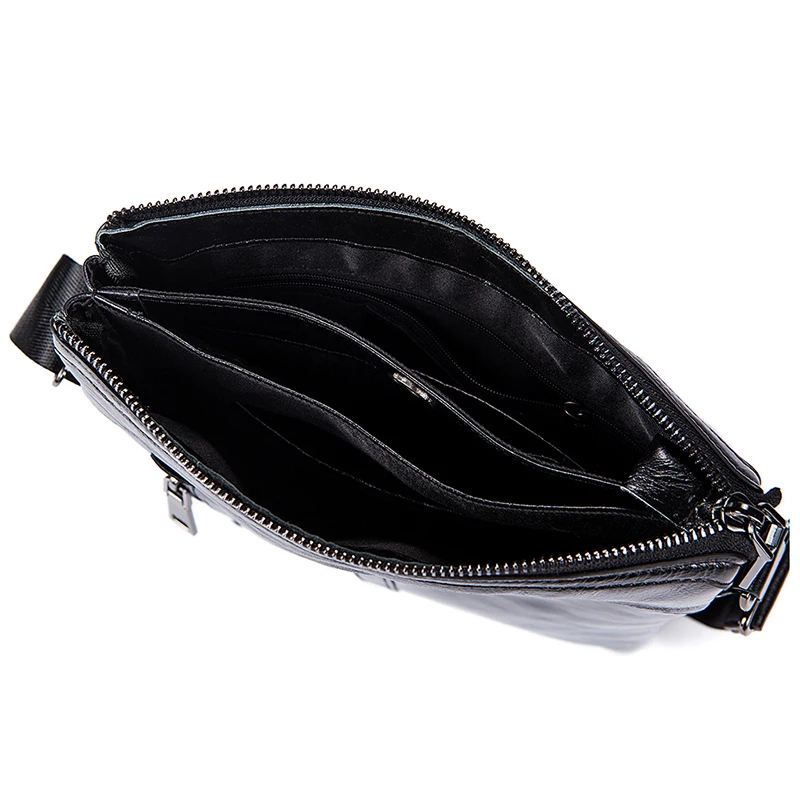 WESTAL сумка-мессенджер, мужские сумки через плечо, сумка-Кроссбоди из натуральной кожи для мужчин, сумка на молнии, повседневная дизайнерская маленькая сумка 1023