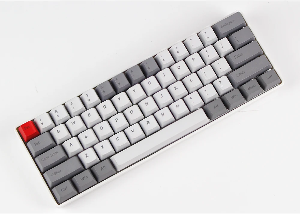 Топ напечатанные брелки gh60 покер с keypuller pbt oem профиль для wried Механическая игровая клавиатура