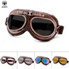 Roaopp Retro Motorcycle Goggles Glasses Vintage Moto Classic Goggles for Harley Pilot Steampunk ATV Bike Copper Helmet ► Photo 1/6