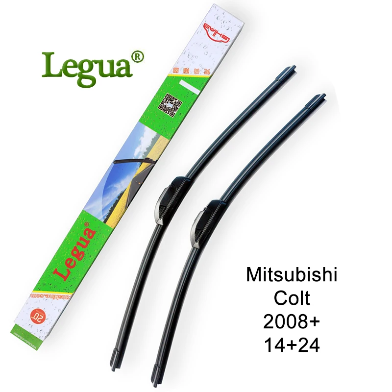 Legua автомобильные стеклоочистители для Mitsubishi Colt 2008 + 14 &quot+ 24&quot безрамные