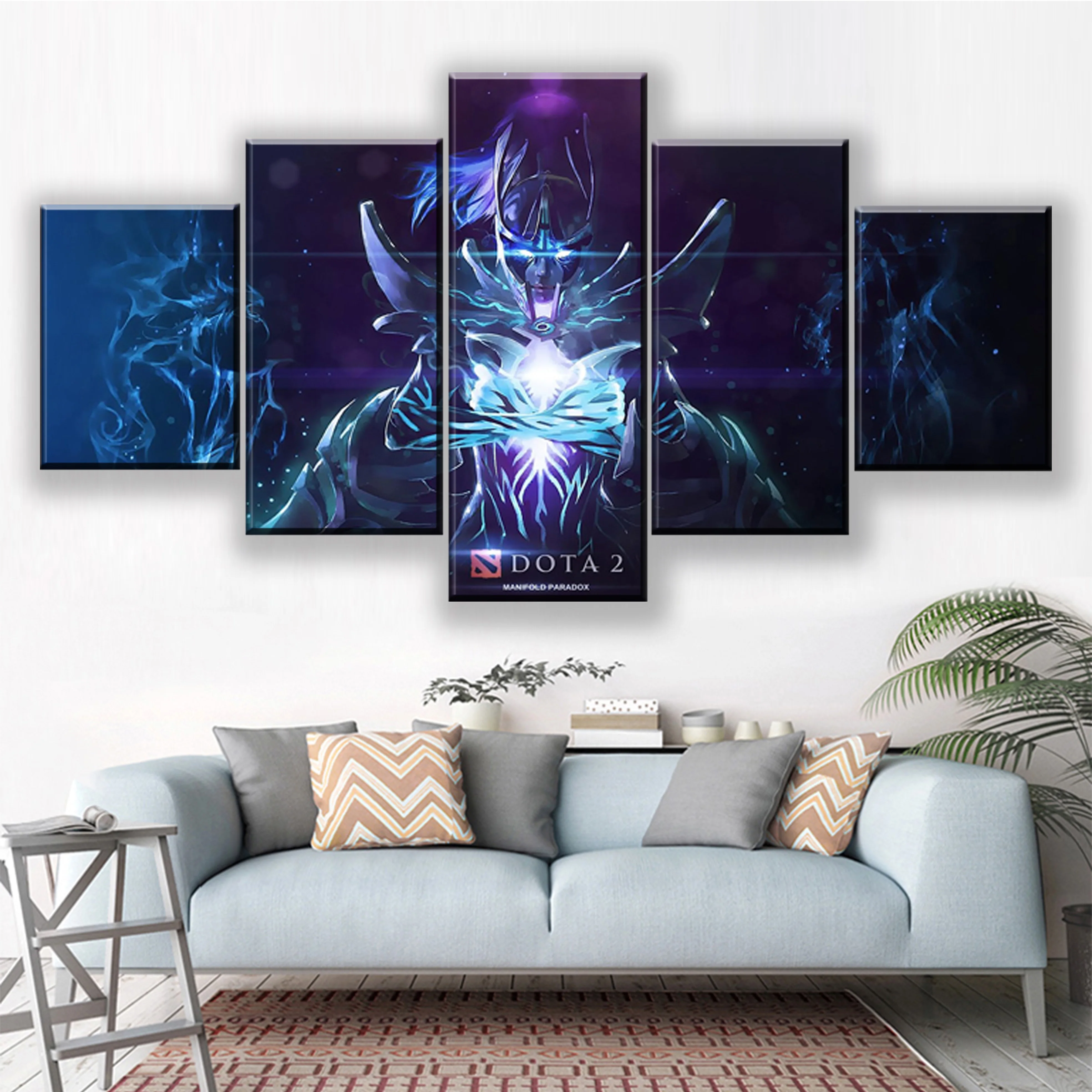  Canvas Hd Prints Picture Wall Artwork 5 Pieces Dota 2 Painting Home Decoration Modular Modern Game 