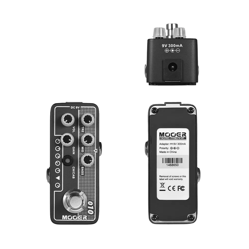 Высокое качество MOOER MICRO предусилителя 010 два камень современная классика цифровой предусилитель гитары педаль эффектов полный металлический корпус