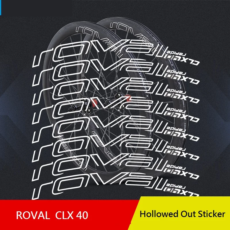 

Roval CLX40 Stickers Set for C Brake ,Two Carbon Wheels Road Bike Bicycle Cycling Decals , 23 colors options