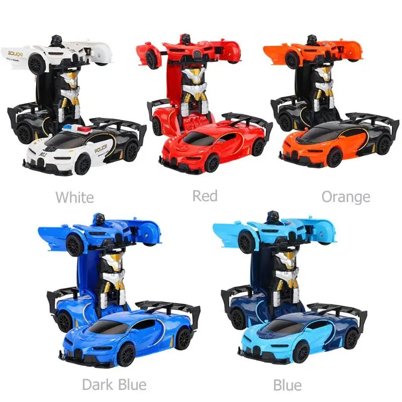 Радиоуправляемая деформационная модель автомобиля крутые роботы игрушки для мальчиков детские подарки автомобиль Трансформация Роботы спортивные игрушечные модели автомобилей De
