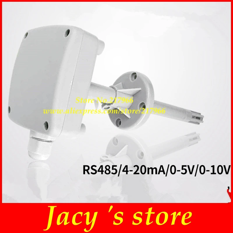 

Duct temperature and humidity transmitter pipe type temperature and humidity sensor high precision 4-20ma 0-5V 0-10v RS485