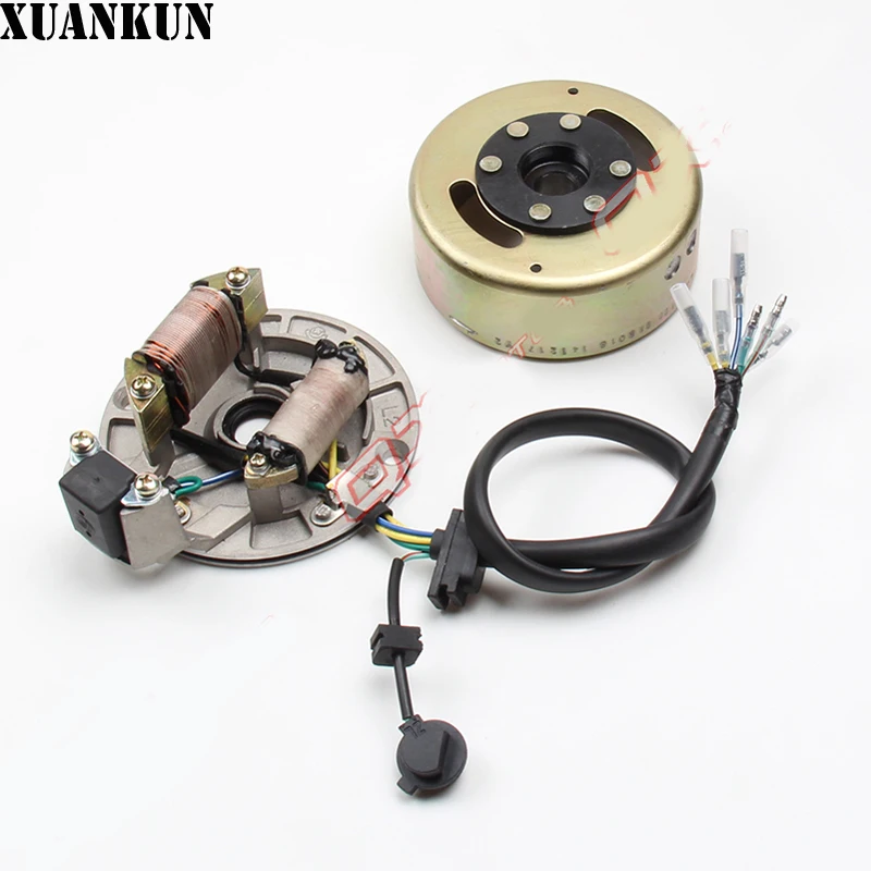 

XUANKUN Lf lying 125 Engine Magnet Motor Magnet Coil Assembly Foot Start Start Coil Rotor Magnet Motor