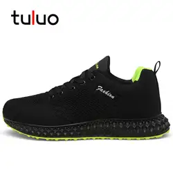 TULUO обувь с дышащей сеткой кроссовки для мужчин Летние виды спорта на открытом воздухе Высокое качество удобные легкие Прогулочные