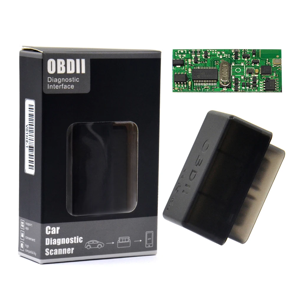 Мини OBD2 Eml327 V1.5 25k80 Bluetooth адаптер автомобильный диагностический сканер для Android/PC Автомобильный сканер elm327 Real V1.5